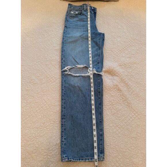 Madewell Low-Slung Straight Jeans, 24 - Picture 8 of 9